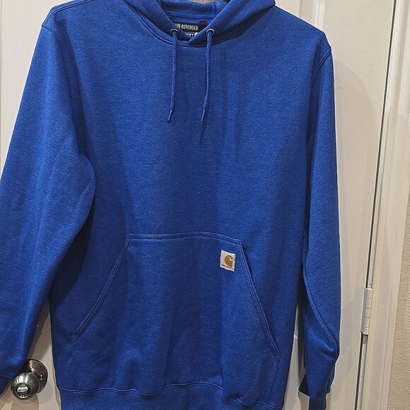 Carhartt Loose Fit Midweight 1889 Graphic Hoodie- Beacon Blue - Picture 6 of 6